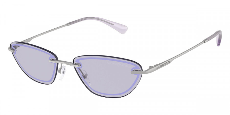 Emporio Armani™ EA2158 30451A 57 - Shiny Silver