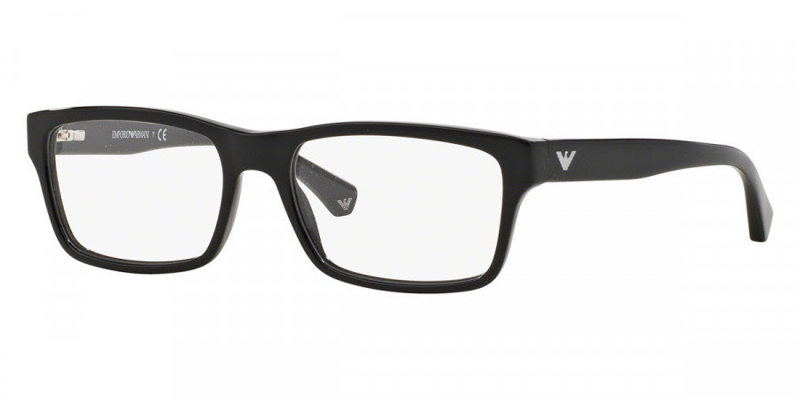 Color: Shiny Black (5017) - Emporio Armani EA3050F501755