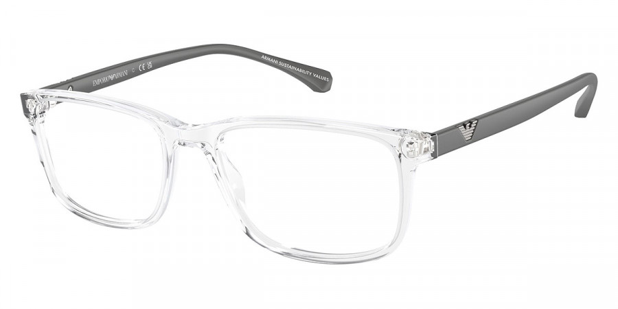 Emporio Armani™ EA3098 5882 53 - Shiny Crystal/Matte Gray