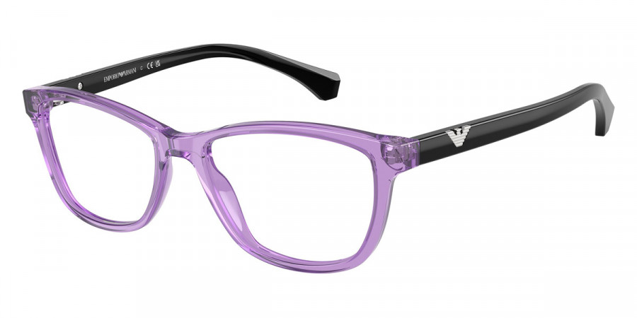 Emporio Armani™ EA3099 6197 54 - Shiny Transparent Violet/Shiny Black