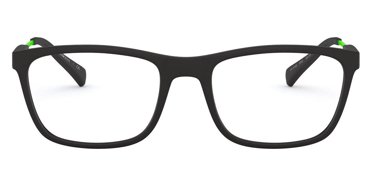 Emporio Armani™ EA3165F 5042 56 Matte Black Eyeglasses