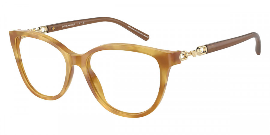 Emporio Armani™ EA3190 6115 53 - Shiny Light Havana/Shiny Opal Brown