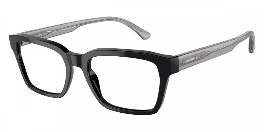 Emporio Armani™ EA3192 5378 55 - Shiny Black/Shiny Transparent Gray