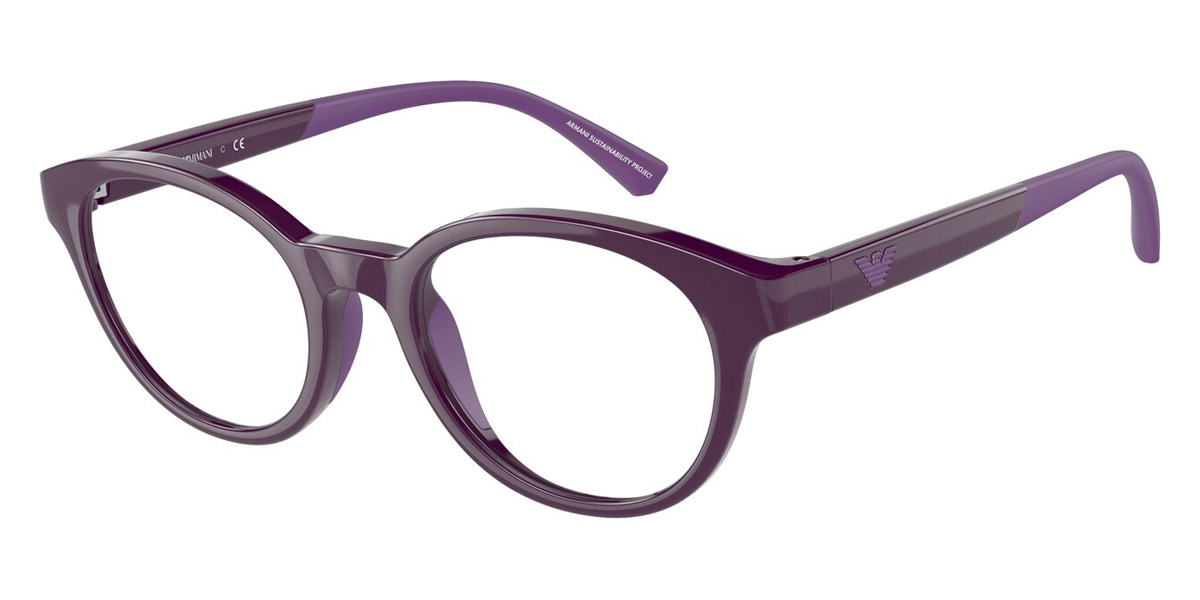 Emporio Armani™ EA3205F 5115 46 Shiny Violet Eyeglasses