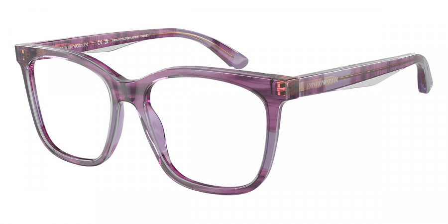 Emporio Armani™ EA3228 6056 51 - Shiny Violet/Top Smoke