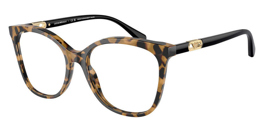 Emporio Armani™ EA3231F 6059 54 - Shiny Havana Yellow/Shiny Black