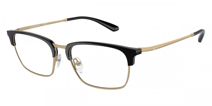 Emporio Armani™ EA3243 3002 55 - Shiny Black/Matte Pale Gold