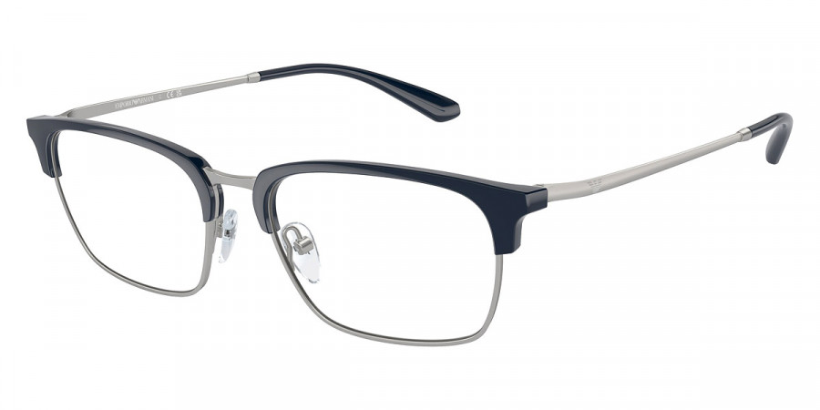 Emporio Armani™ EA3243 3045 53 - Shiny Blue/Matte Silver