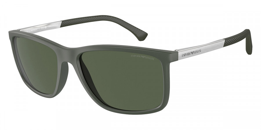 Emporio Armani™ EA4058 50589A 58 - Matte Green/Aluminium