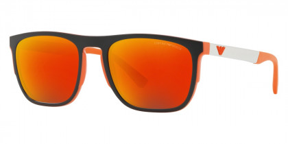 Emporio Armani™ EA4114 56766Q 55 Matte Orange Sunglasses