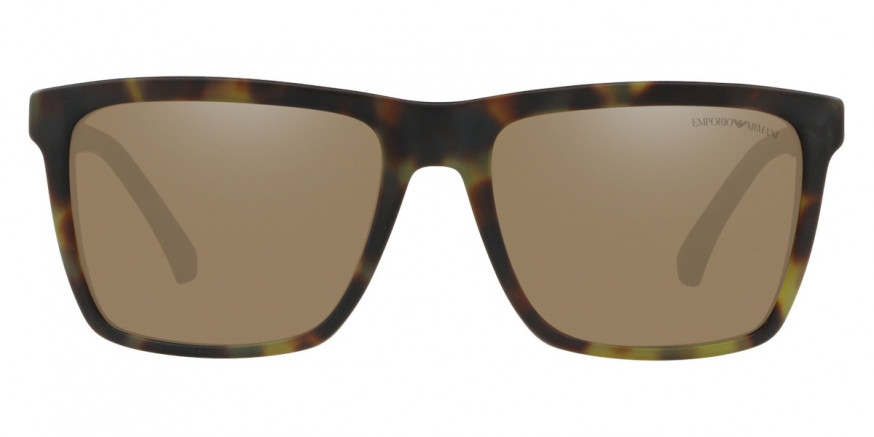 Emporio Armani™ EA4117 57027I 57 Matte Green Havana Sunglasses