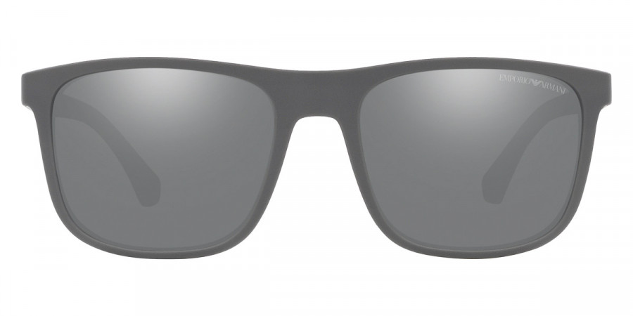 Emporio Armani™ EA4129 50606G 56 - Matte Gray/Green