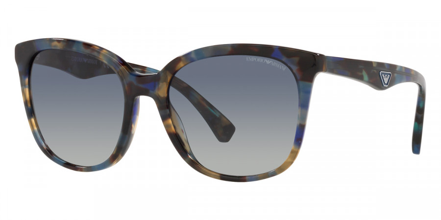 Color: Havana Blue (58624L) - Emporio Armani EA415758624L55