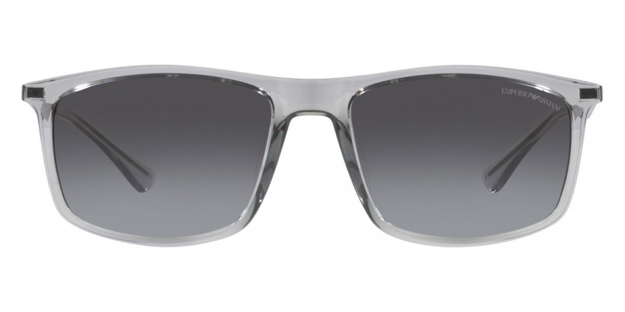 Emporio Armani™ EA4171U 50298G 57 - Shiny Transparent Gray