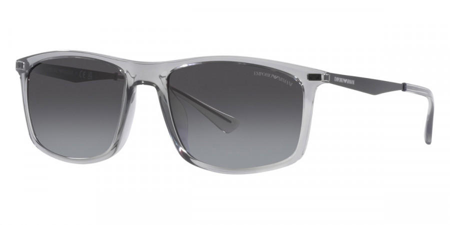 Color: Shiny Transparent Gray (50298G) - Emporio Armani EA4171U50298G57