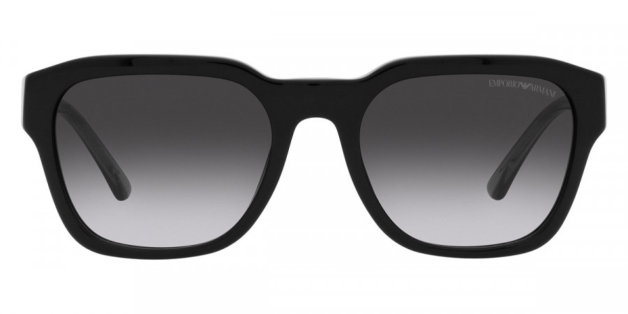 Emporio Armani™ EA4175 58758G 55 - Shiny Black and Shiny Transparent Gray