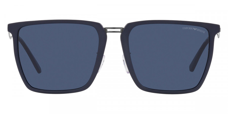 Emporio Armani™ EA4196D 508880 57 - Matte Blue and Matte Gunmetal