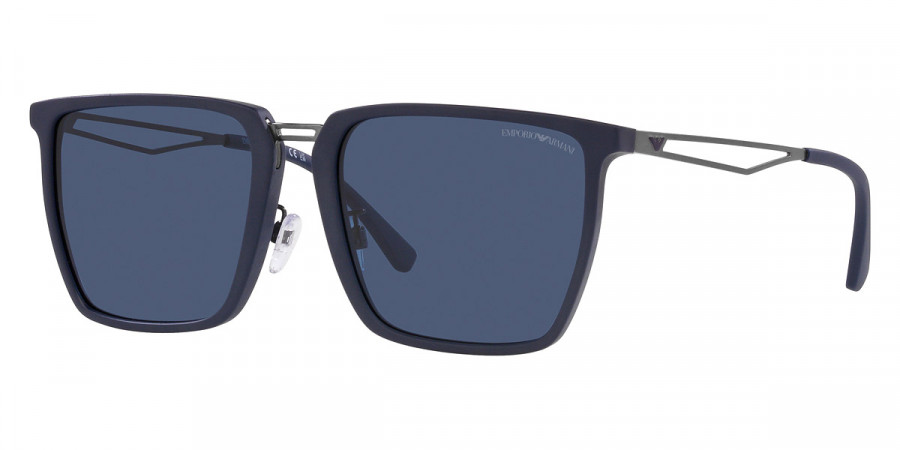 Color: Matte Blue and Matte Gunmetal (508880) - Emporio Armani EA4196D50888057