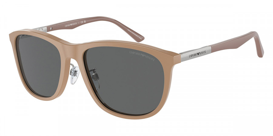 Emporio Armani™ EA4201F 614687 58 - Shiny Dark Beige/Aluminium