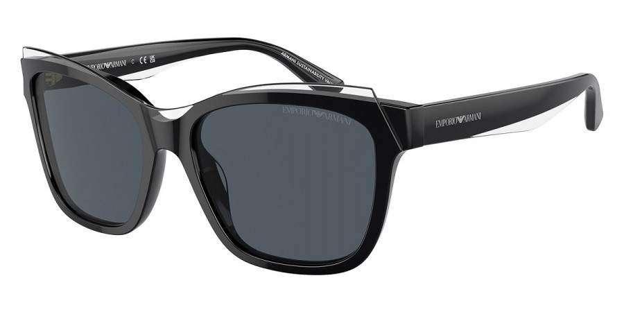 Emporio Armani™ EA4209 605187 54 - Shiny Black/Top Crystal