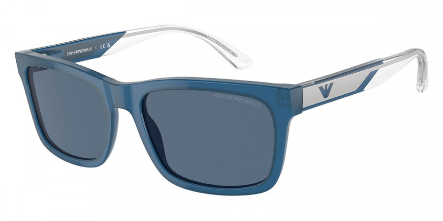 Emporio Armani™ EA4224 609280 57 - Shiny Opaline Blue/Top Blue/Crystal