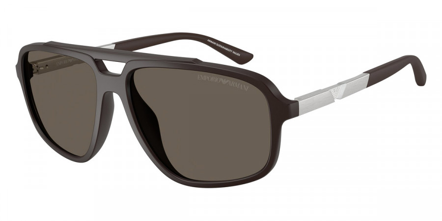 Emporio Armani™ EA4236U 6186/3 59 - Dark Brown/Aluminium