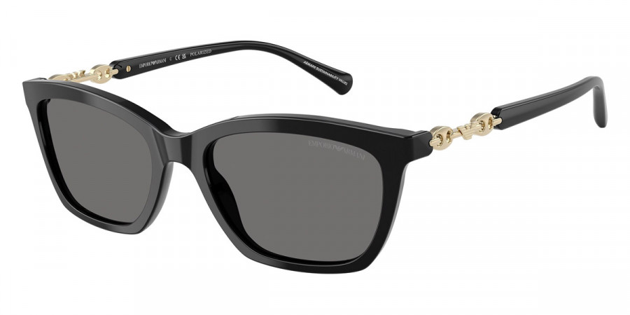 Emporio Armani™ EA4238 501781 54 - Shiny Black/Shiny Pale Gold