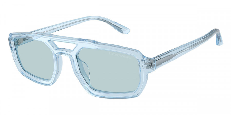 Emporio Armani™ EA4240U 6204/1 53 - Shiny Transparent Light Blue