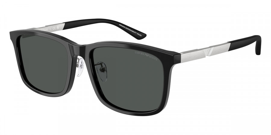 Emporio Armani™ EA4241D 501787 57 - Shiny Black/Aluminium