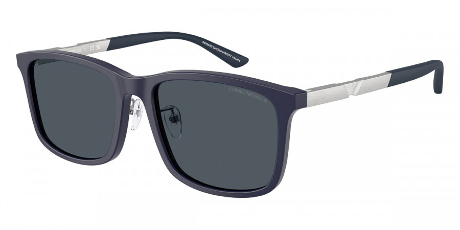 Emporio Armani™ EA4241D 618987 57 - Matte Dark Blue/Aluminium