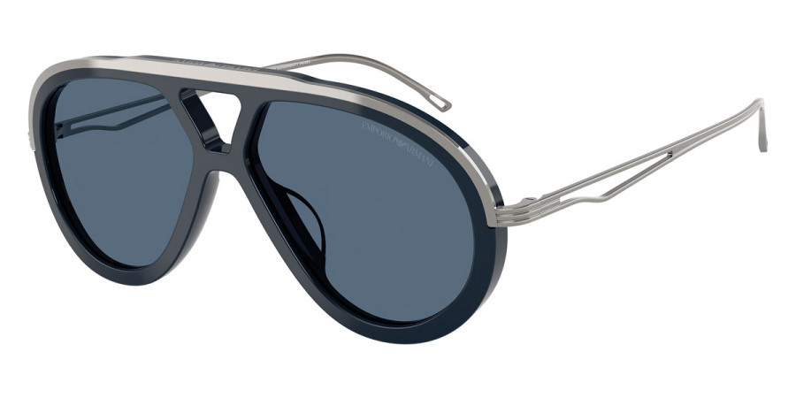 Emporio Armani™ EA4242U 621380 56 - Shiny Blue/Shiny Gunmetal