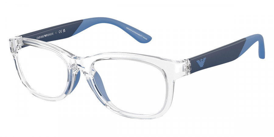 Emporio Armani™ EK3001 5893 49 - Shiny Crystal/Shiny Blue/Bluette