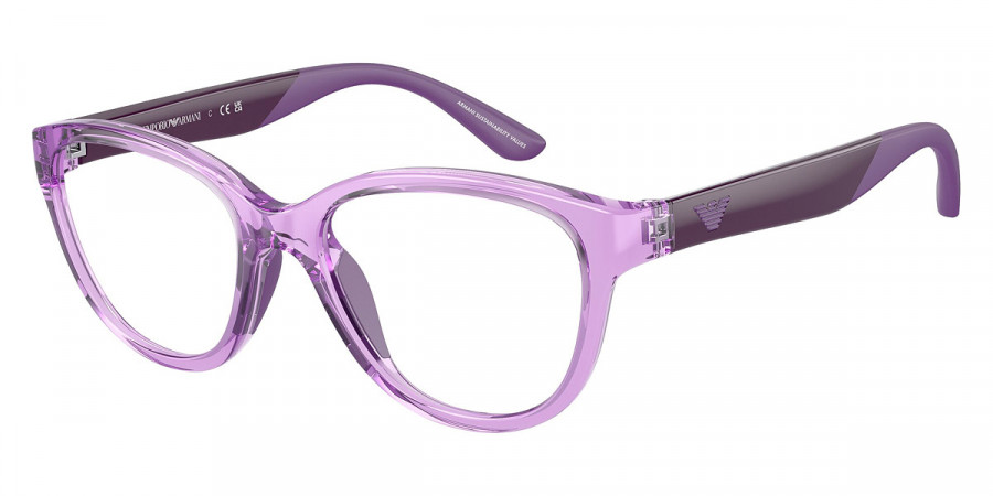 Emporio Armani™ EK3002F 6143 47 - Shiny Transparent Purple