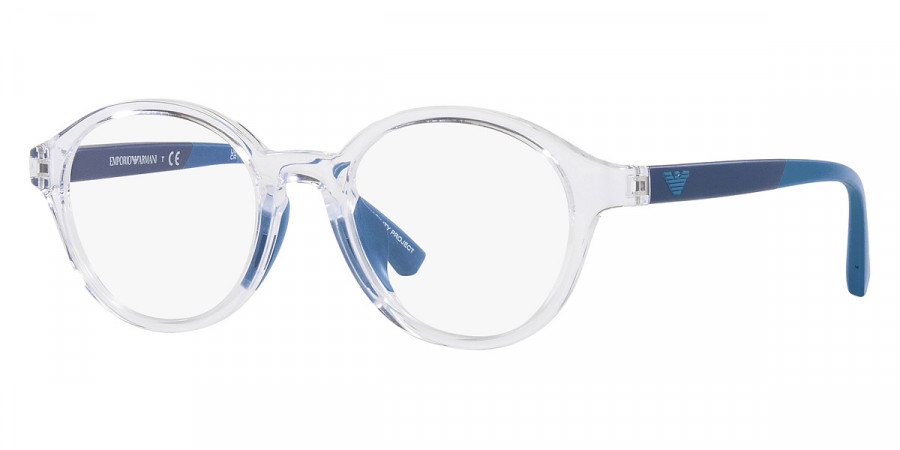 Color: Shiny Crystal/Matte Blue/Bluette (5371) - Emporio Armani EK3202F537147