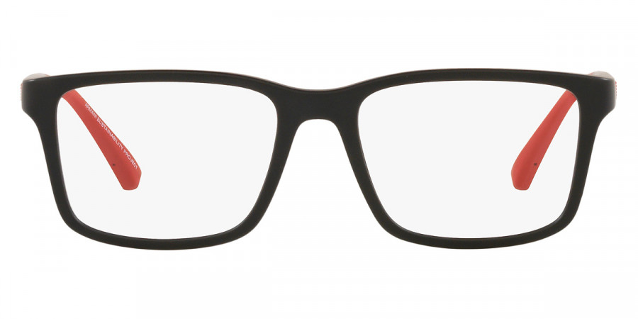 Emporio Armani™ EK3203F 5001 50 - Matte Black/Red