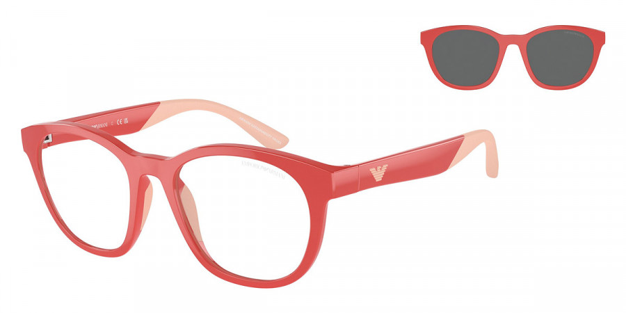 Emporio Armani™ EK4001 56241W 47 - Shiny Transparent Red