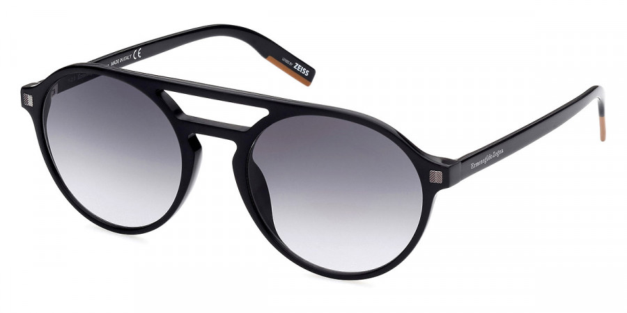 Color: Shiny Black/Vicuna (01B) - Ermenegildo Zegna EZ018001B54