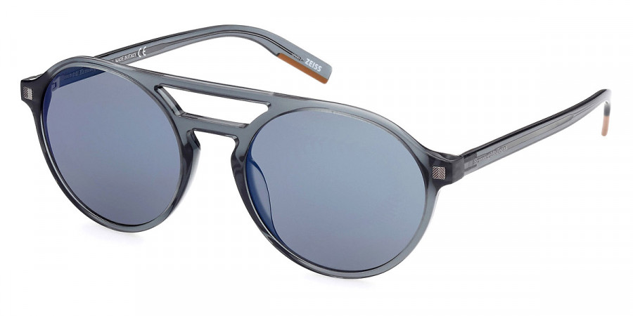 Color: Shiny Transparent Gray/Vicuna (20C) - Ermenegildo Zegna EZ018020C54