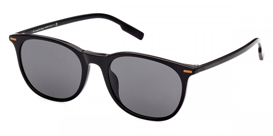 Color: Shiny Black/Vicuna (01A) - Ermenegildo Zegna EZ020301A53