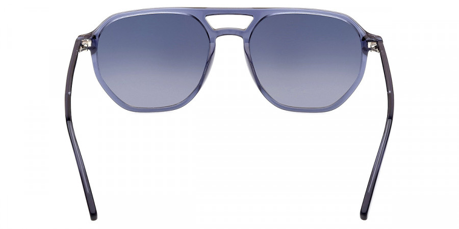 Color: Shiny Transparent Blue/Vicuna (90W) - Ermenegildo Zegna EZ021290W55