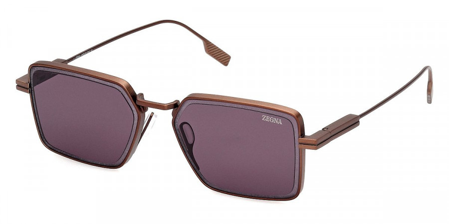 Color: Shiny Dark Bronze (38A) - Ermenegildo Zegna EZ024338A56