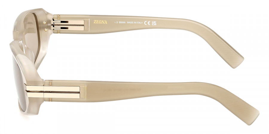 Color: Shiny Beige (57J) - Ermenegildo Zegna EZ026257J58