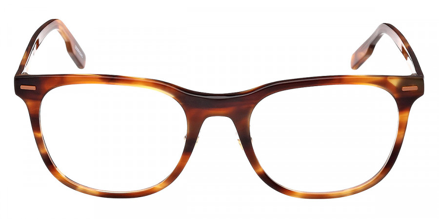 Ermenegildo Zegna™ EZ5248-H 056 53 - Shiny Striped Cognac Havana/Vicuna