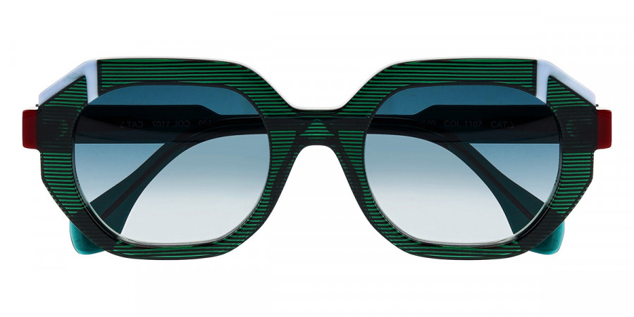 Face a Face™ FUSED 1 1107 50 - Transparent Striped Dark Green