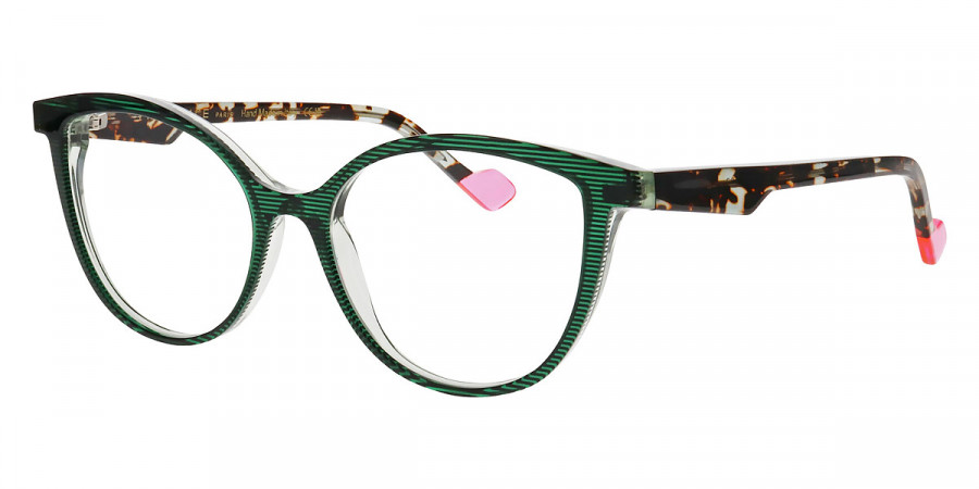 Color: Transparent Striped Dark Green (1107) - Face a Face FAFHANNA2110752