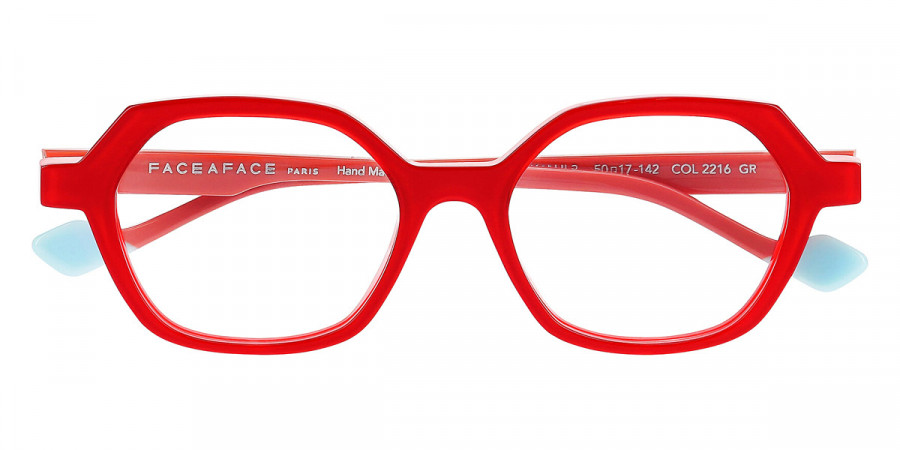 Face a Face™ KANJI 3 2216 50 - Red Transparent/Flash Red