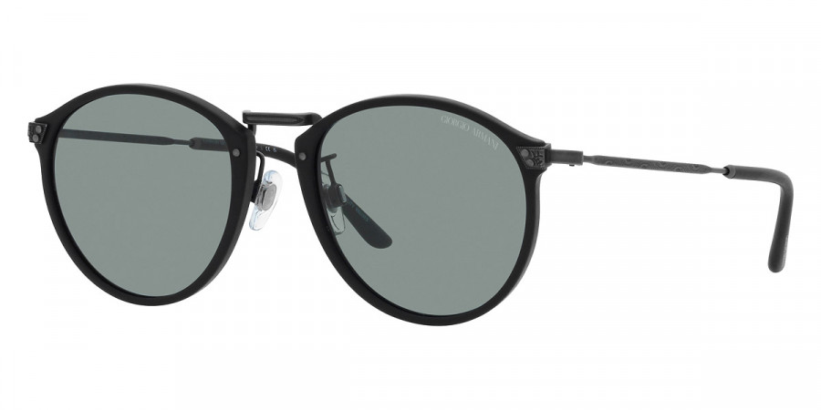 Color: Matte Black and Brushed Gunmetal (504256) - Giorgio Armani AR318SM50425651