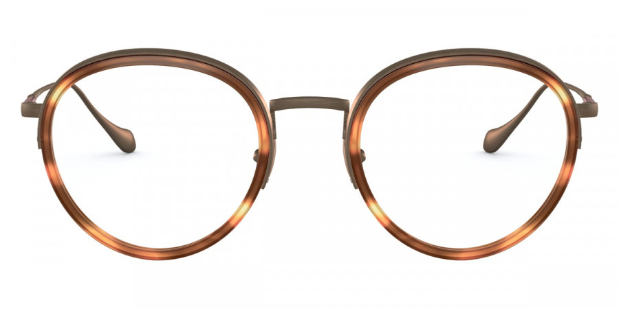 Giorgio Armani™ AR5099 3259 48 - Striped Brown/Brushed Bronze