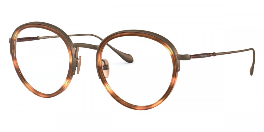 Color: Striped Brown/Brushed Bronze (3259) - Giorgio Armani AR5099325948