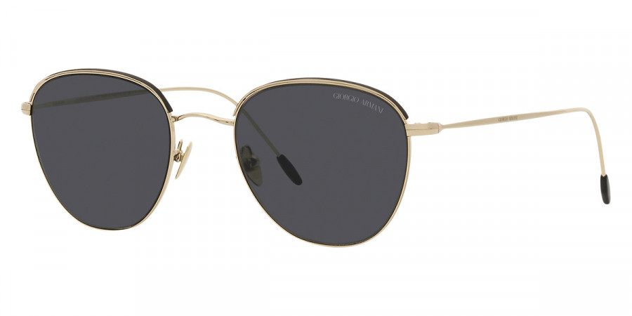 Color: Pale Gold/Black and Pale Gold (300287) - Giorgio Armani AR604830028751